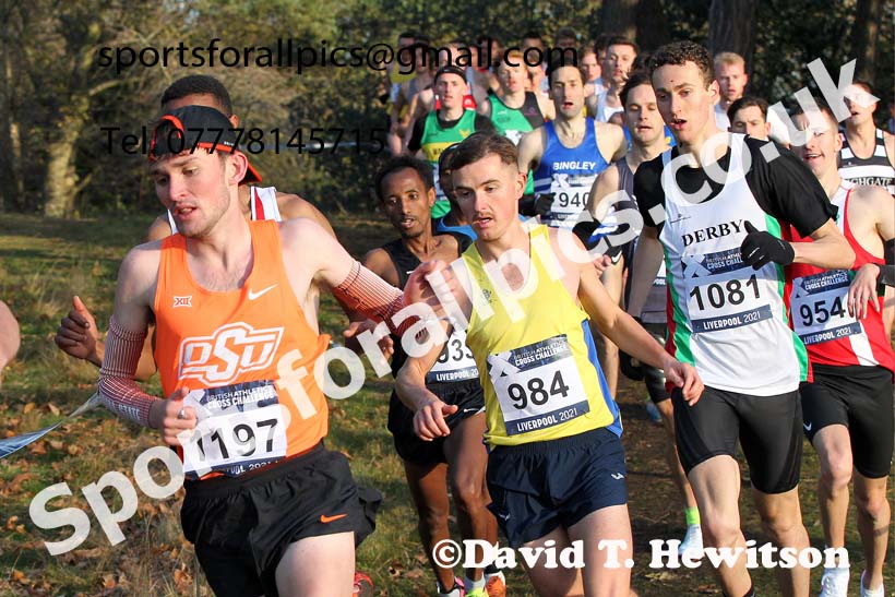 Senior men and Under-23s, European Cross Country Championships Trials, Sefton Park, Liverpool. Photo: David T. Hewitson/Sports for All Pics